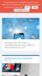 Mobile Screenshot of marketing-contenu.com